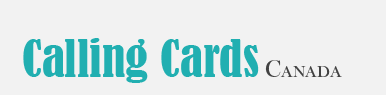 Calling Cards Canada